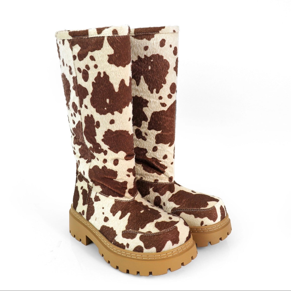 Women’s Ankle Boots Mocha Cow