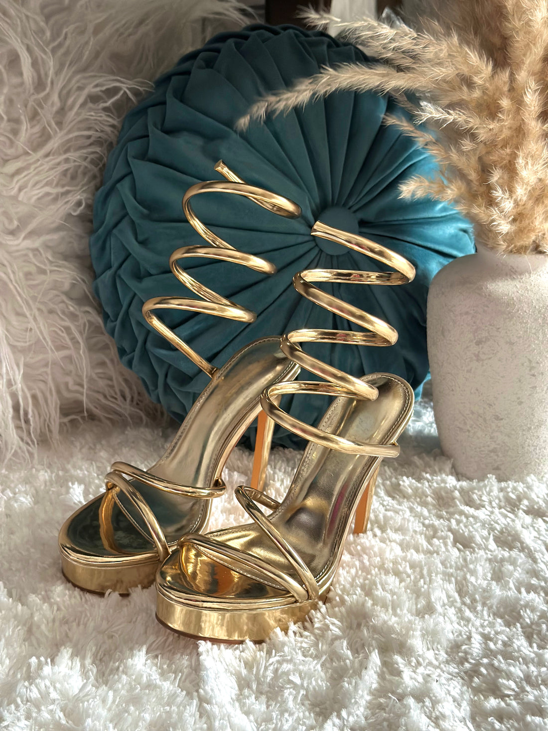 Woman’s Chunky Heel Goddess