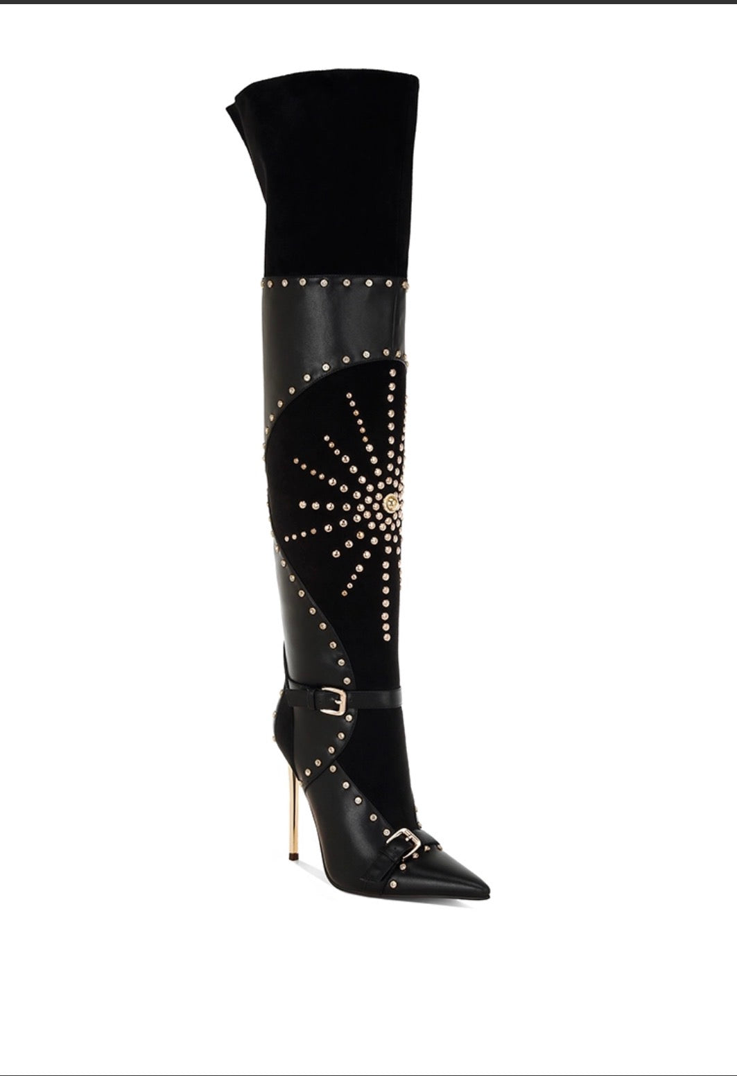 Thigh High boots Embellished
